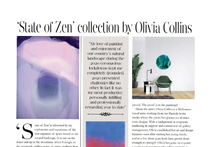 Life Magazine feature article. State of Zen Collection by Olivia Collins